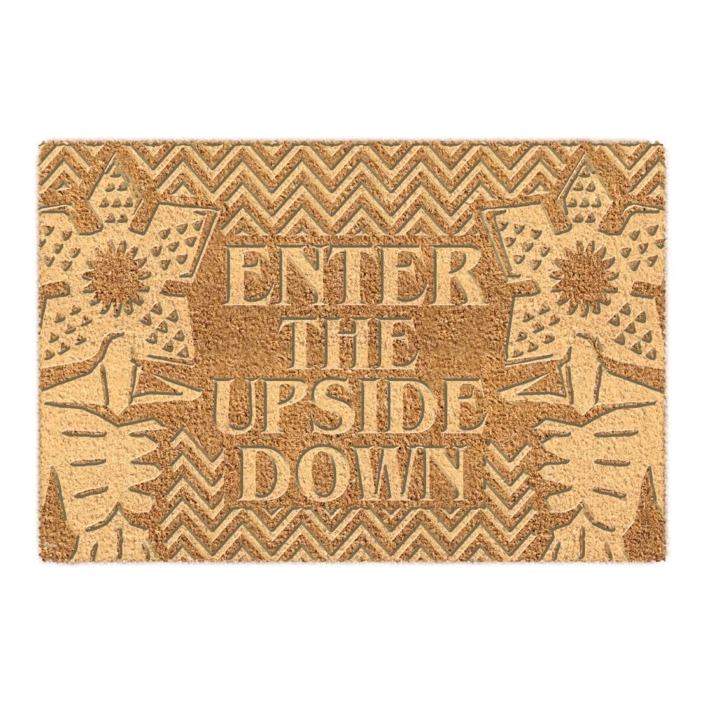 Pyramid Stranger Things Enter the Upside Down Embossed Doormat