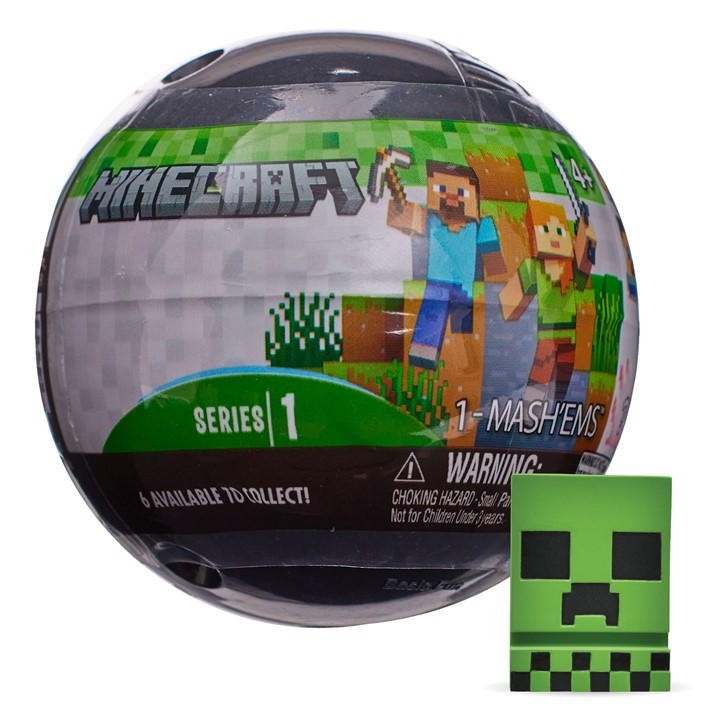 Mash'ems Minecraft Collectable Squishy Characters Minecraft Toys Minecraft Boys Collectibles
