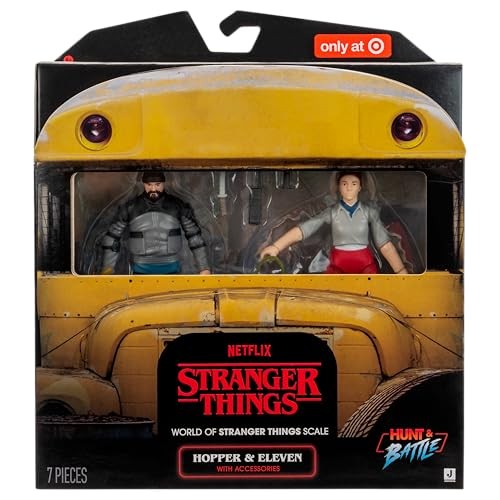 Stranger Things Eleven and Hopper 2-Pack