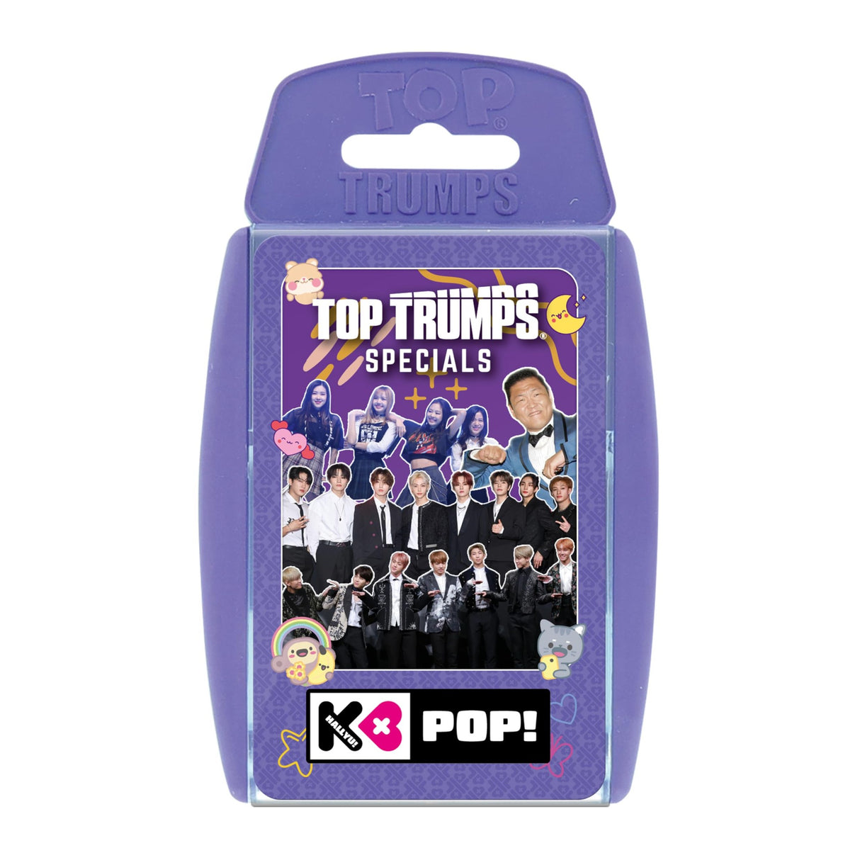 Top Trumps K-Pop Card Game Play with BTS Seventeen NJZ PSY and Jessi Educational Game Makes a Great Gift for Ages 6 Plus
