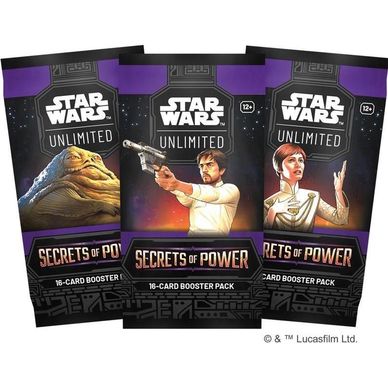 Star Wars TCG- : Unlimited - Secrets of Power Booster Single Packs 16 Cards