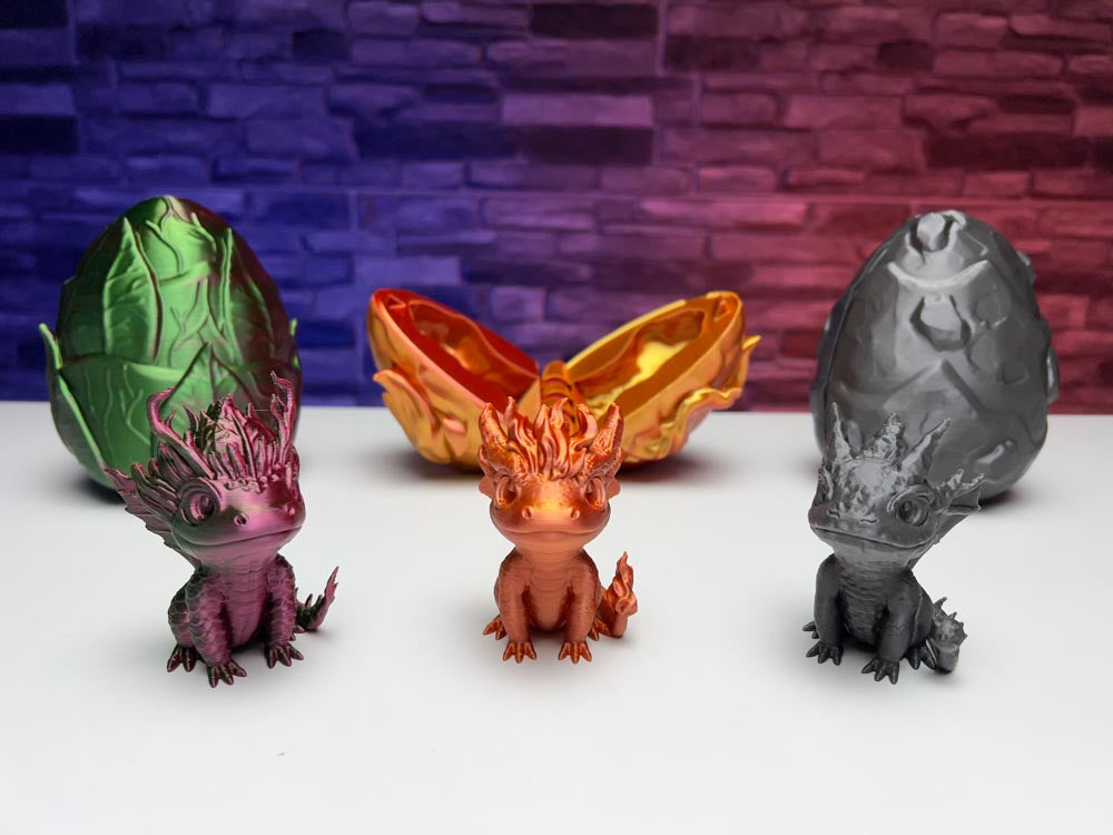 3D Printed Dragons Egg