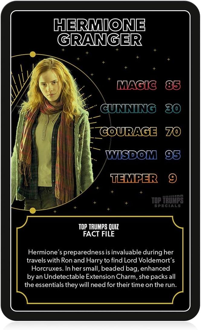 Top Trumps Harry Potter Heroes of Hogwarts Specials Card Game
