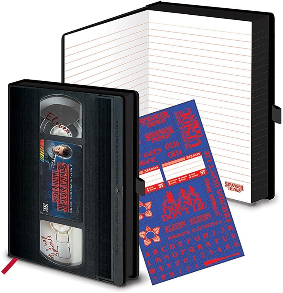 Stranger Things (VHS Season One) A5 Premium Notebook