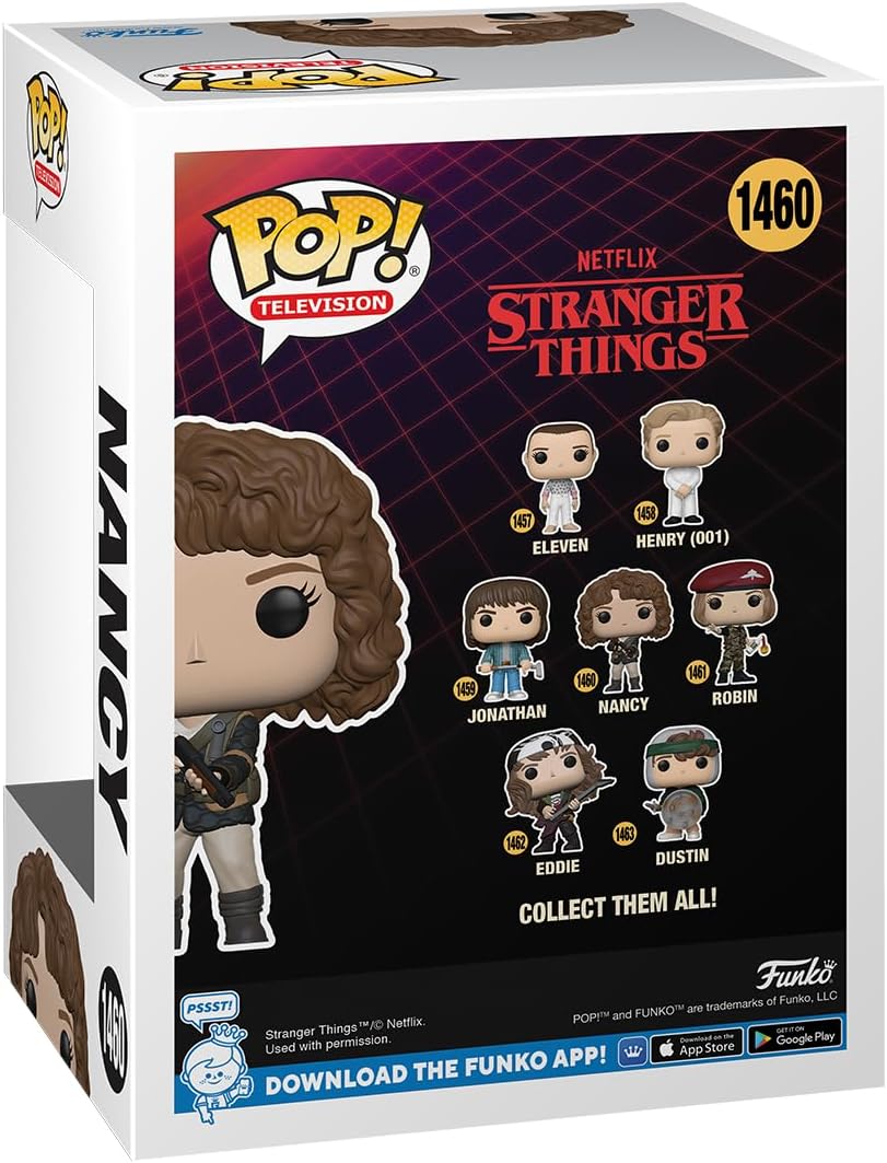 Stranger Things Funko POP! TV: Hunter Nancy Wheeler with Shotgun – #1460