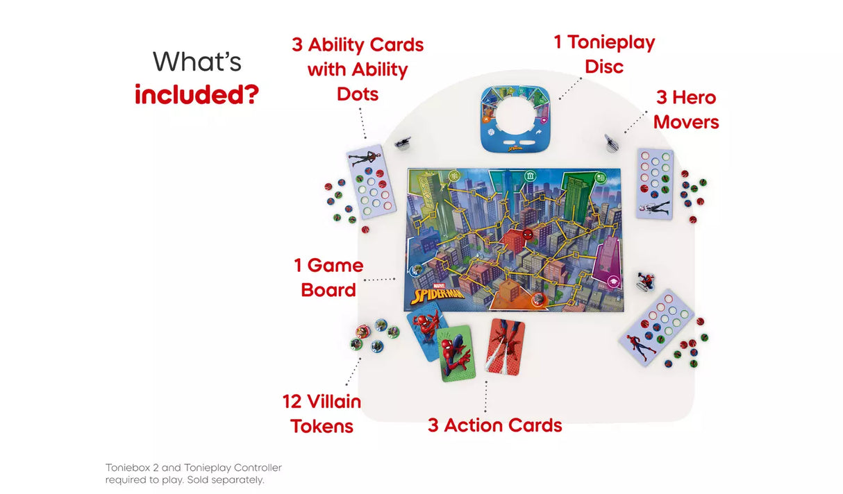tonies Tonieplay SpiderMan Neighbourhood Hero Game