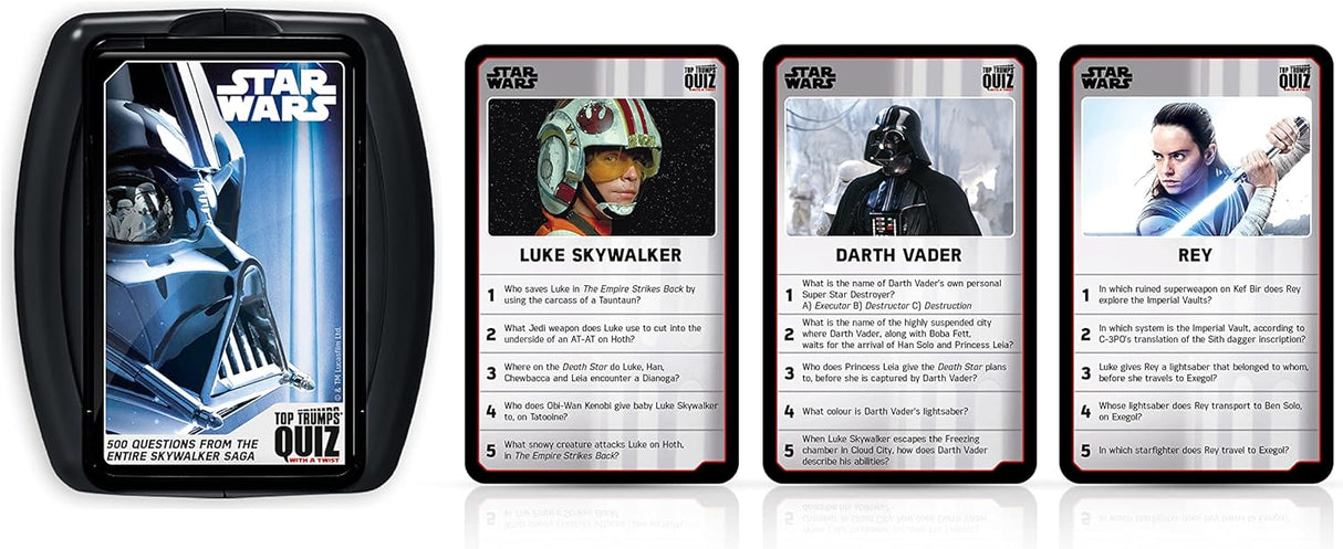 Top Trumps Star Wars Quiz Game 500 Question
