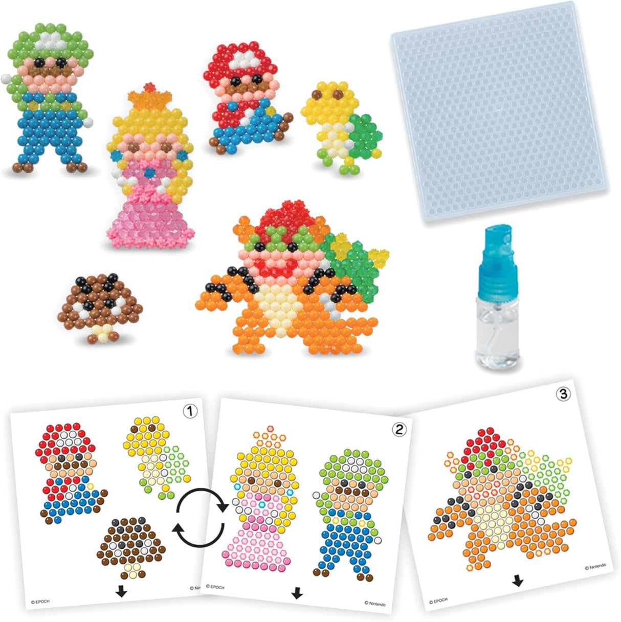 Aquabeads Super Mario Bros Characters Art & Creativity Set