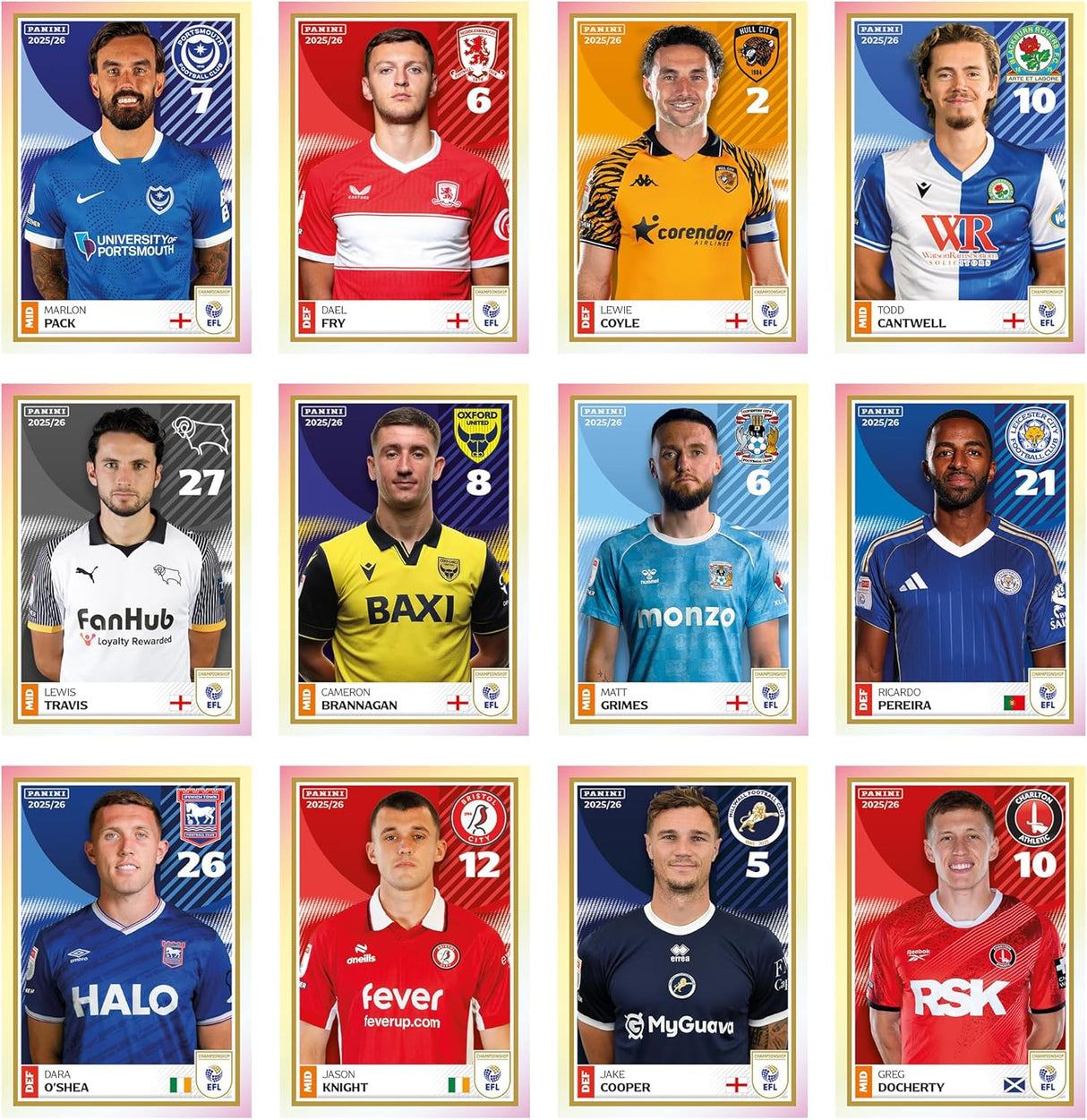 EFL 2026 Sticker Collection - Pocket Tin