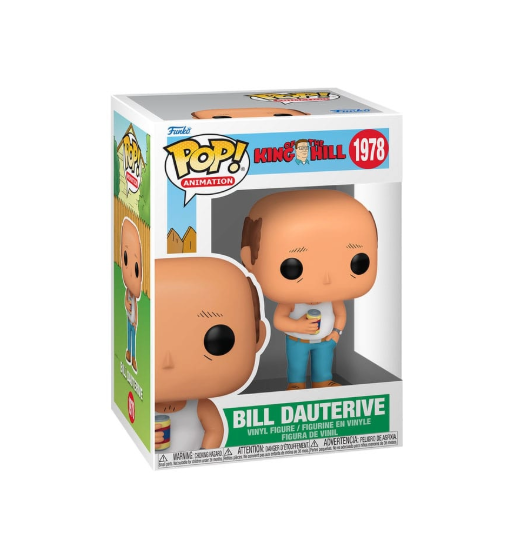 Funko POP! TV: King of the Hill – Bill Dauterive Vinyl Figure (9 cm)