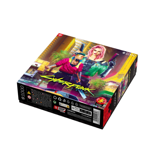 Cyberpunk 2077 Gaming Puzzle: Kitsch Style (1000 Pieces)