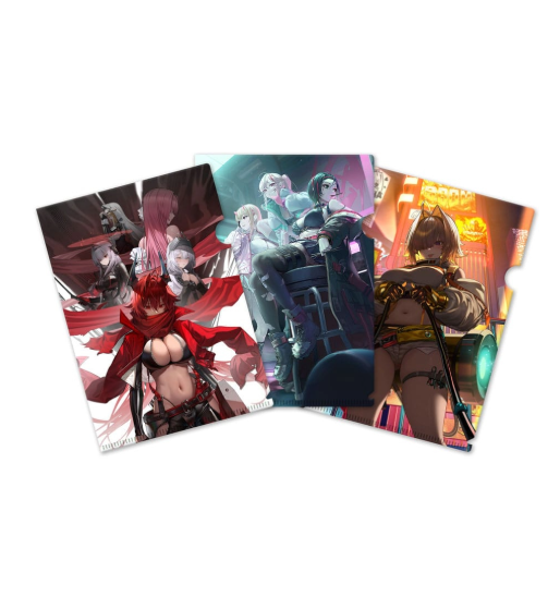 Goddess of Victory: Nikke Premium PVC Clearfile (3-Sleeve Set)
