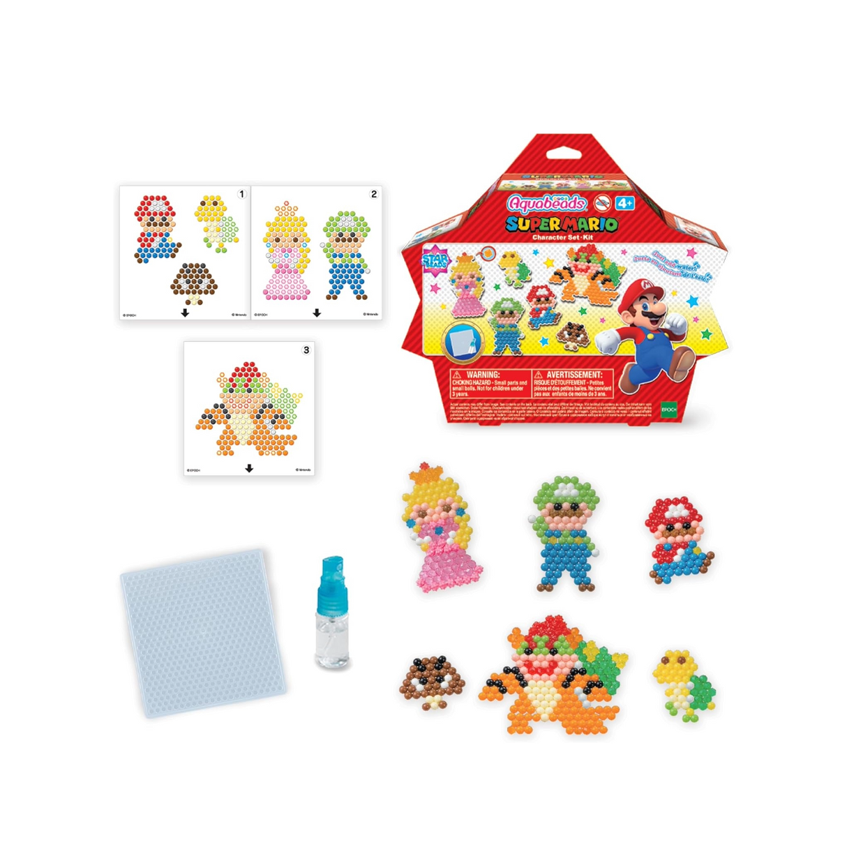 Aquabeads Super Mario Bros Characters Art & Creativity Set
