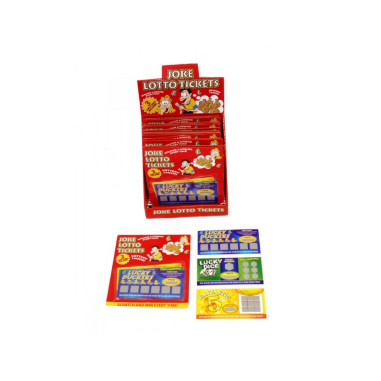 Fake Joke Scratch Cards