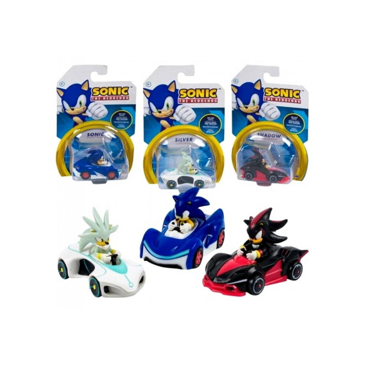Jakks Sonic the Hedgehog Wave 3 Die-Cast 1/64 Scale (Various)