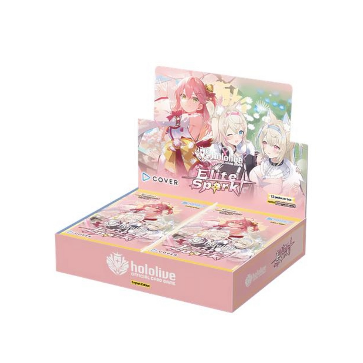 Hololive TCG Elite Spark Factory Sealed HBP03 Booster Box English 1st Edition