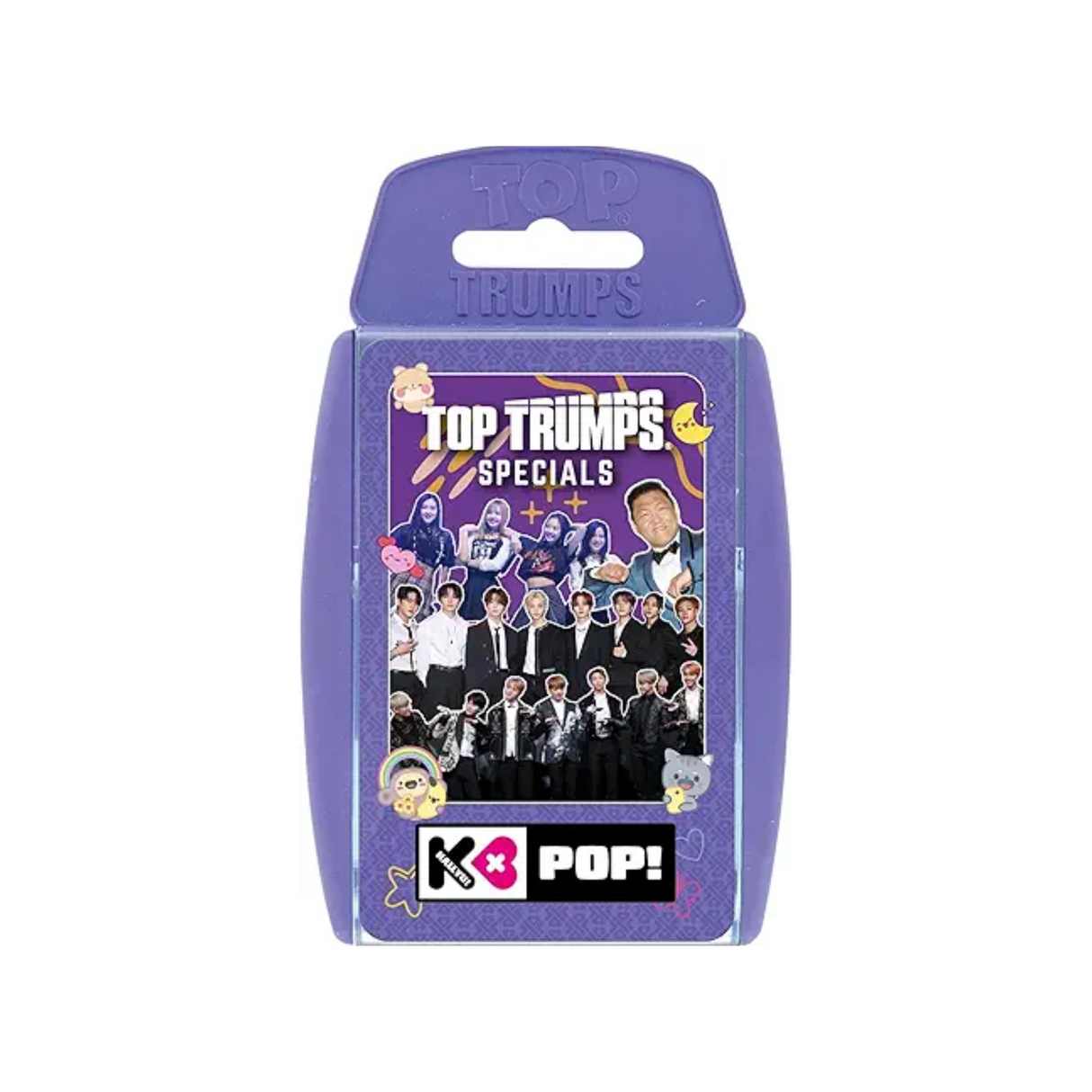 Top Trumps K-Pop Card Game Play with BTS Seventeen NJZ PSY and Jessi Educational Game Makes a Great Gift for Ages 6 Plus