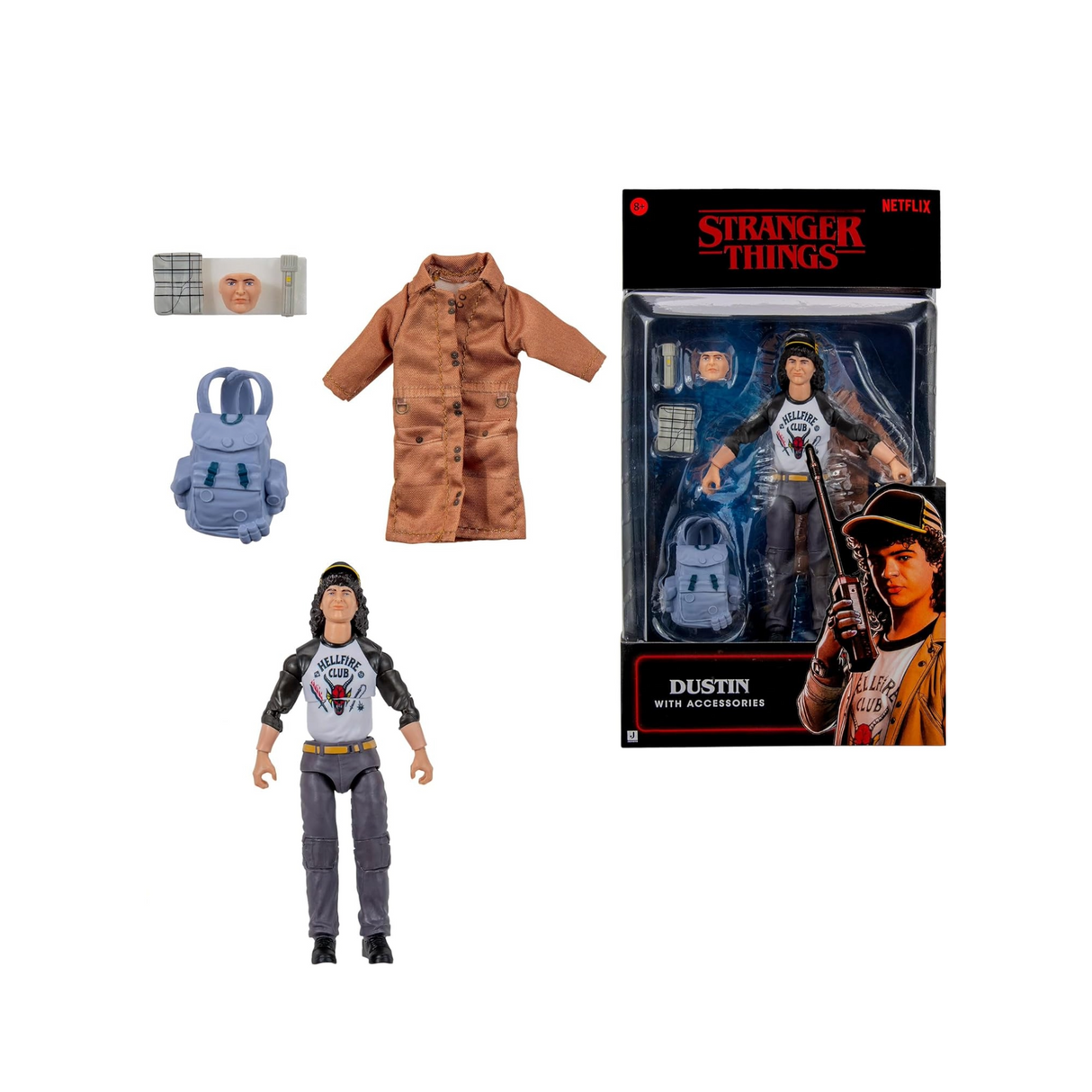 Stranger Things Season 5: Upside Down 6-Inch Collector Figure - Dustin Henderson