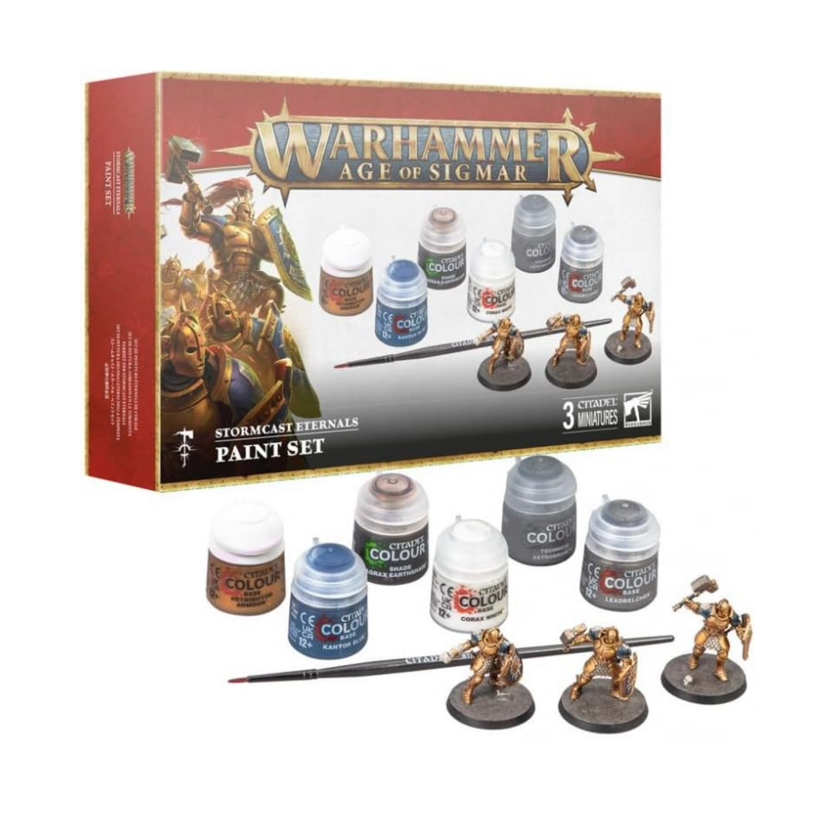 Games Workshop: Warhammer Age of Sigmar - Stormcast Eternals + Paint Set (2024 Edition)