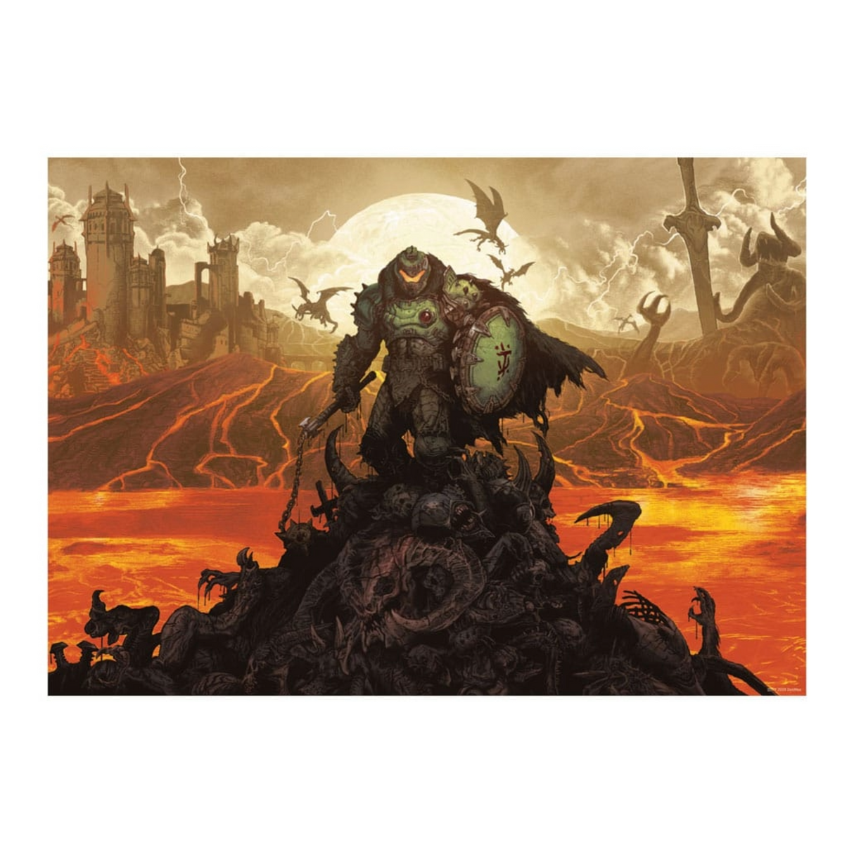 DOOM: The Dark Ages – Limited Edition Art Print (42 x 30 cm)