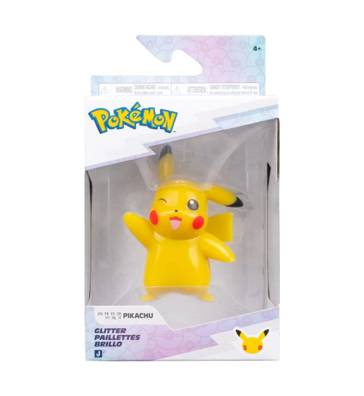 Pokémon: Pikachu (30th Anniversary Glitter) Battle Figure (8 cm)