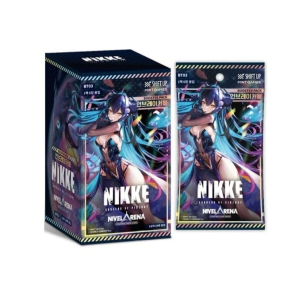 Goddess of Victory: Nikke – Nivel ARENA BT03 "Unbreakable" Booster Pack – Korean Edition