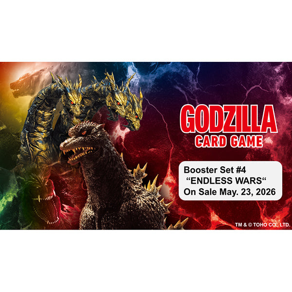 Godzilla Card Game: Booster Set 4 'Endless Wars' – Booster Box (12 Packs)