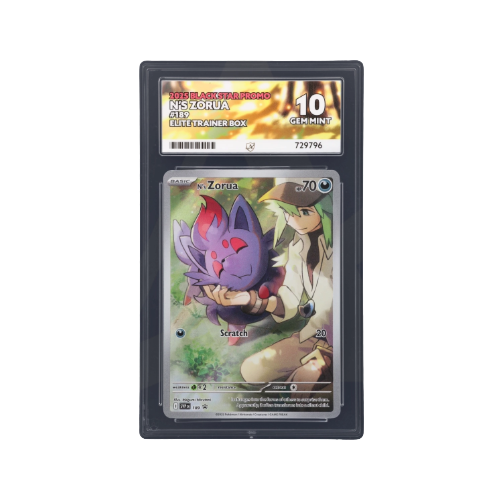 2025 N’s Zorua (SVP 189) – Illustration Rare Promo – ACE GEM MINT 10 Still Wrapped