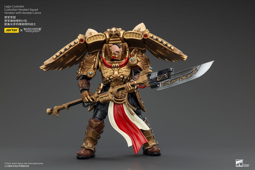 Warhammer The Horus Heresy Action Figure 1/18 Legio Custodes Custodian Venatari Squad Venatari with Venatari Lance