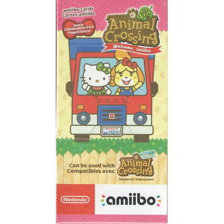 Animal Crossing Amiibo Sanrio Collaboration 10 Pack Display Box