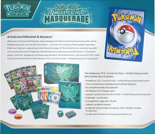 Pokémon Tcg: Scarlet & Violet-twilight Masquerade Elite Trainer Box