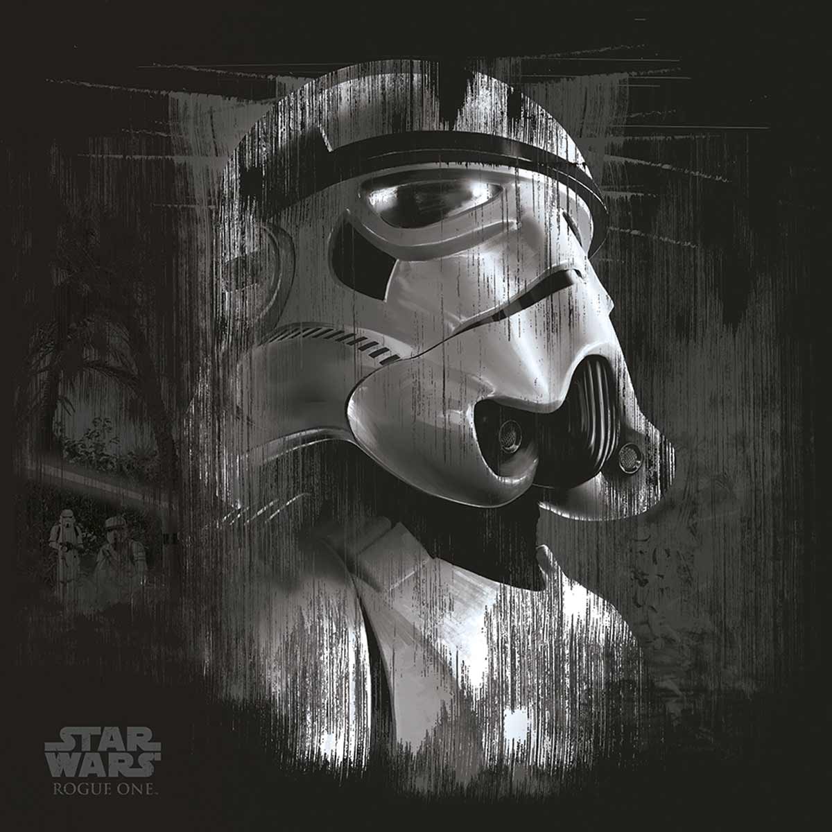 Star Wars Rogue One (Stormtrooper Black) 40x40 Canvas
