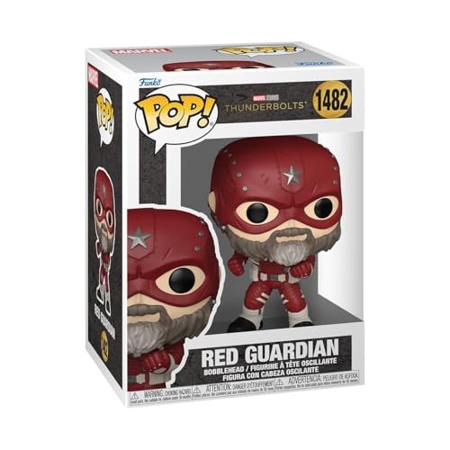 Funko POP Marvel:Thunderbolts Red Guardian 3.8-in Vinyl Bobblehead Figure
