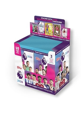 2025-26 Topps Premier League Debut Edition Sports Trading Cards-Single Pack
