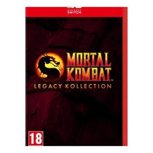 Mortal Kombat Legacy Kollection game case for Nintendo Switch with red and black design.