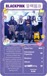 Top Trumps K-Pop Card Game Play with BTS Seventeen NJZ PSY and Jessi Educational Game Makes a Great Gift for Ages 6 Plus