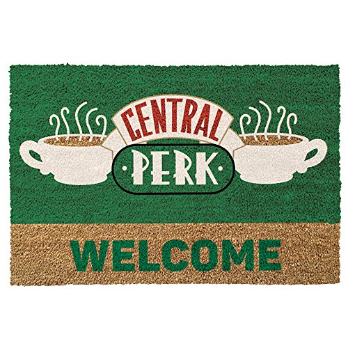 Pyramid International Friends Central Perk Officially Licensed Doormat, Green