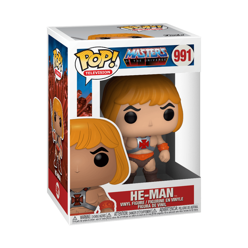 Funko Pop! Animation: Masters of the Universe - He-Man (He-Man  MOTU)  Funko  Gifts #991