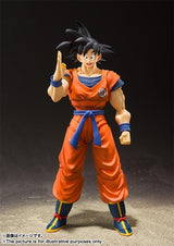 S.H. Figuarts Dragon Ball Son Goku - Saiyan in Earth - Approximately 140mm ABS & PVC Painted Action Figure