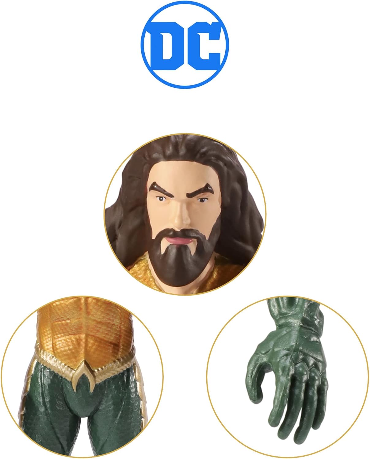 BendyFigs: DC Comics Mini Aquaman – 14cm (5.5in) Miniature Bendable Figure