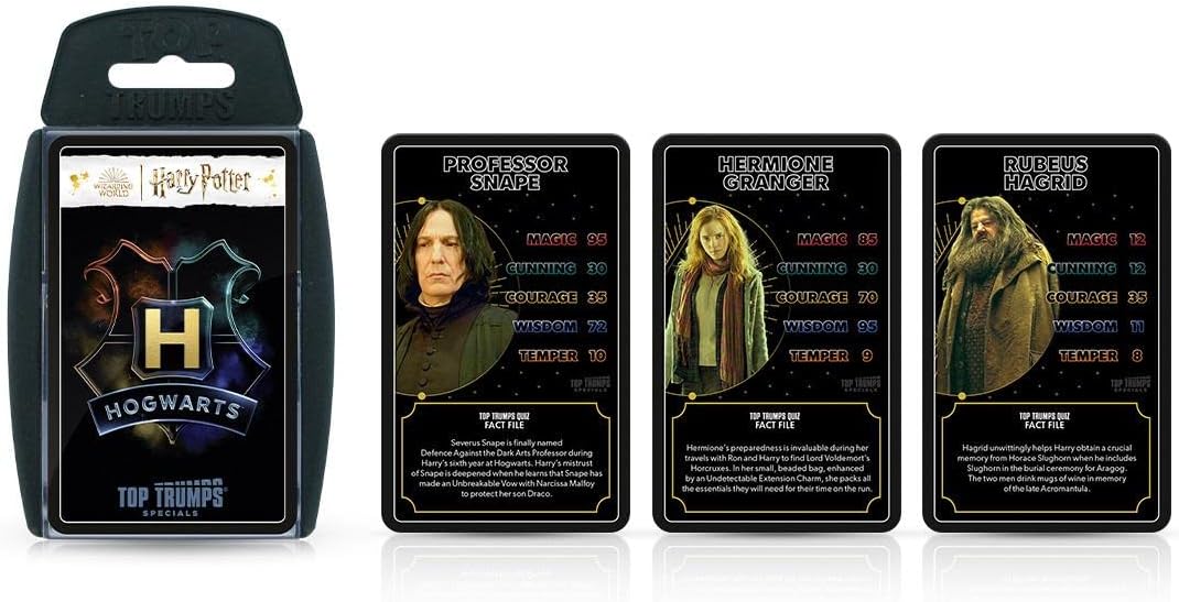 Top Trumps Harry Potter Heroes of Hogwarts Specials Card Game