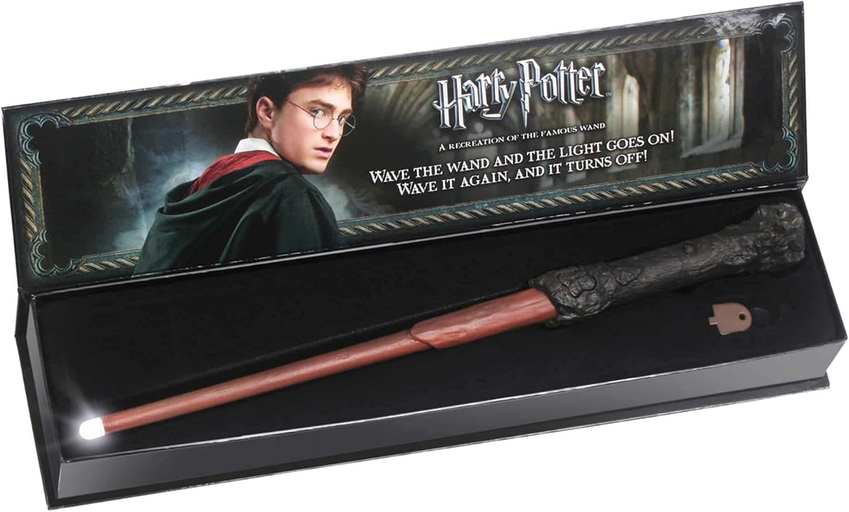 The Noble Collection Harry Potter's Illuminating Wand - 14in (35cm) Harry Potter Officially Licensed Film Set Movie Props