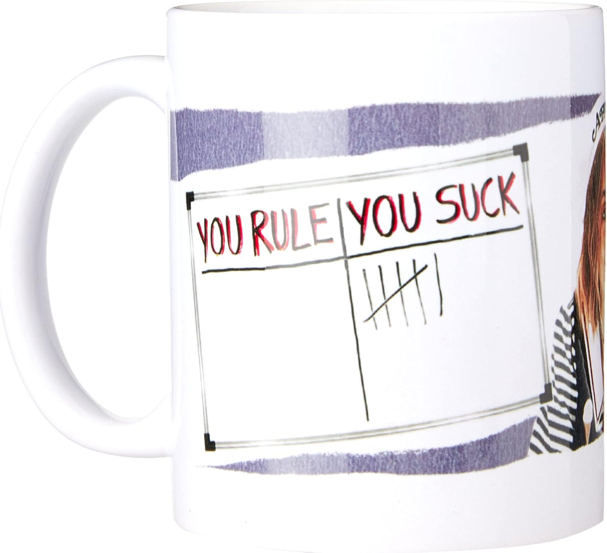 Stranger Things Ceramic Mug with Robin from Scoops Ahoy Presentation Box - Official Merchandise Mug