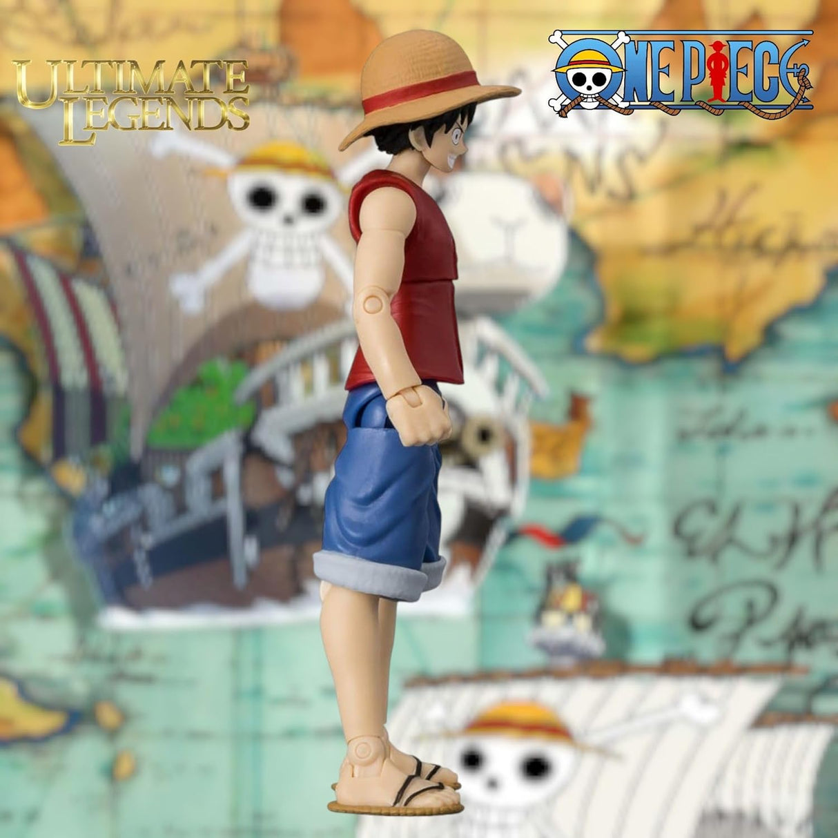 Bandai Ultimate Legends One Piece Luffy Action Figure - 12.5cm Luffy Anime Figure
