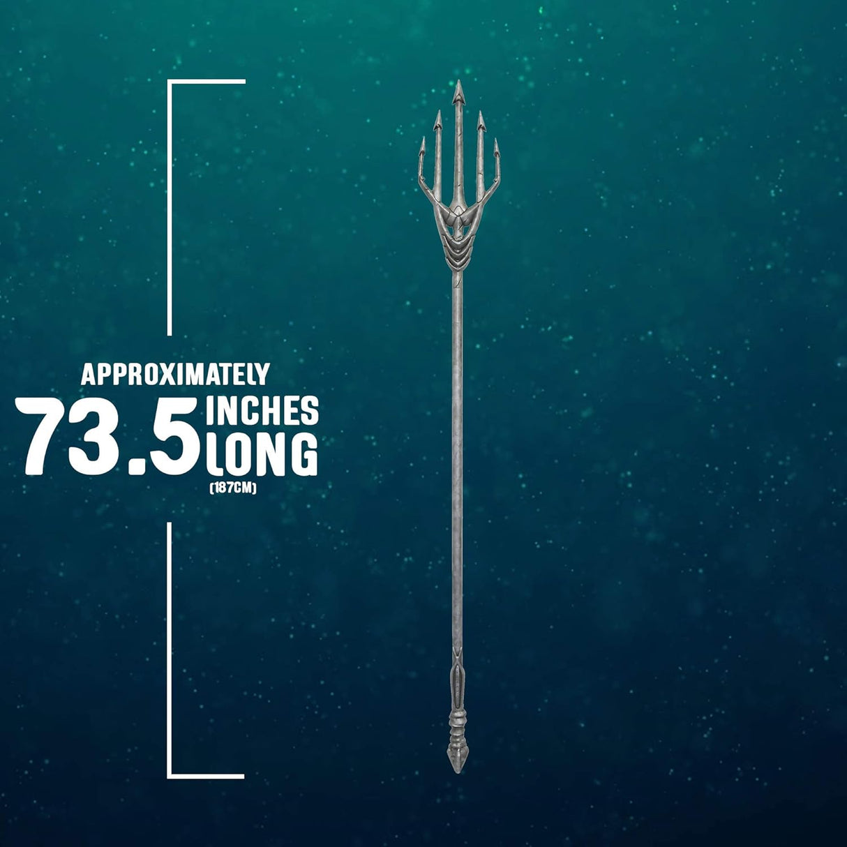 The Noble Collection DC Comics Aquaman's Trident - 73.5in (187cm) Long Lightweight Cosplay Replica
