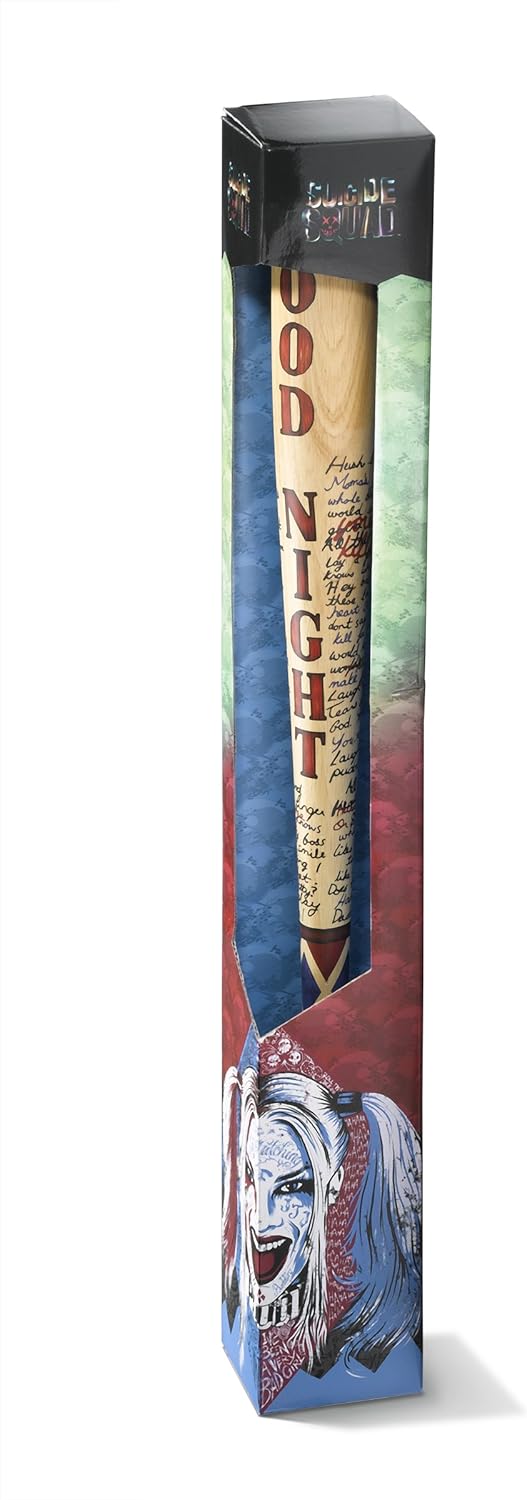Harley Quinn Baseball Bat by The Noble Collection - Officially Licensed - Suicide Squad Prop Replica - Full Size 31.5in