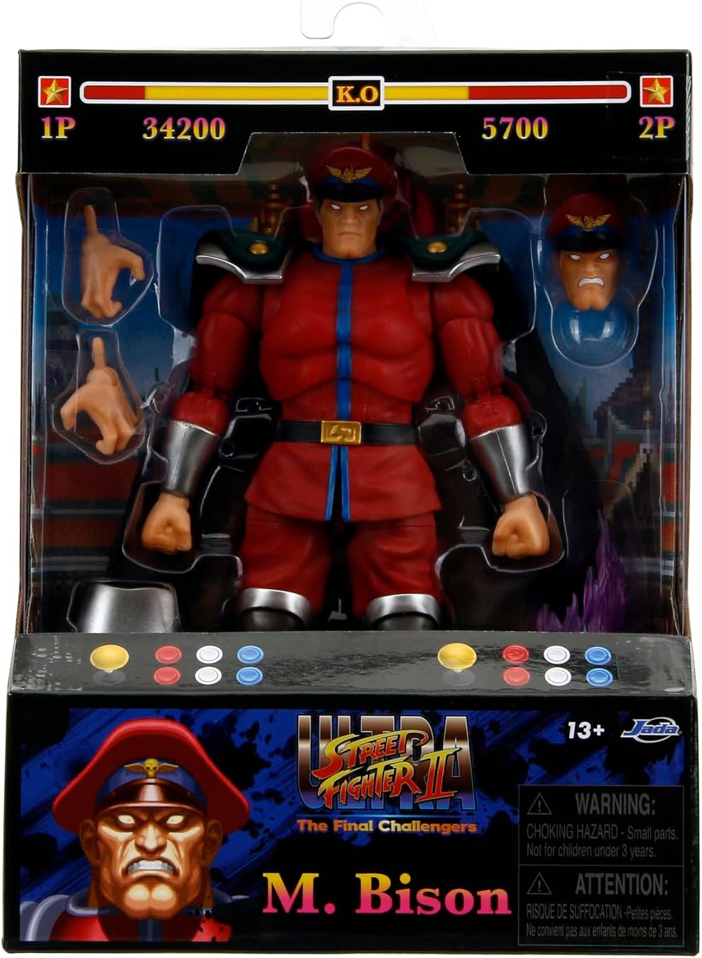 Jada M.BISON STREET FIGHTER 6 DELUXE COLLECTOR ACTION FIGURE