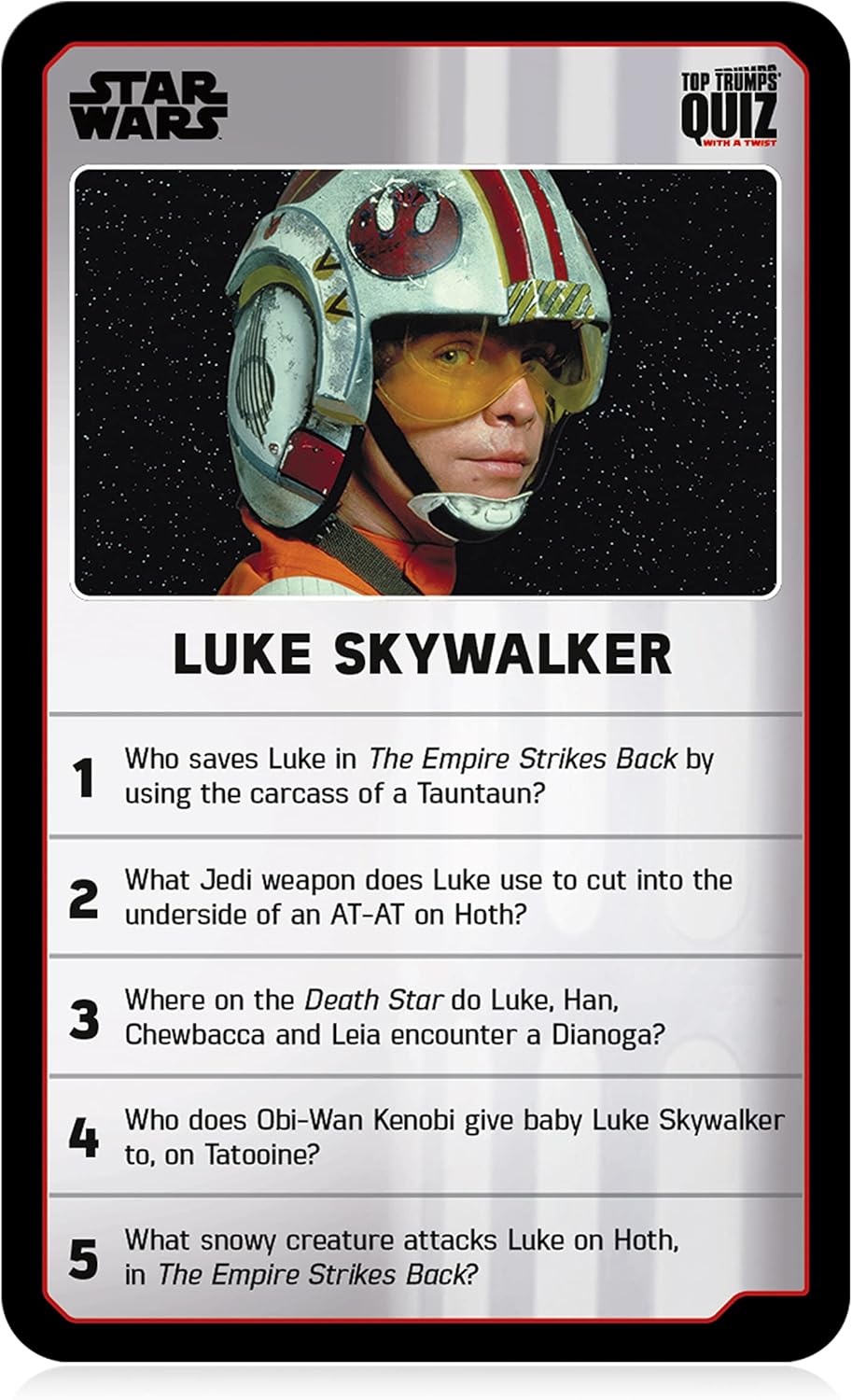 Top Trumps Star Wars Quiz Game 500 Question