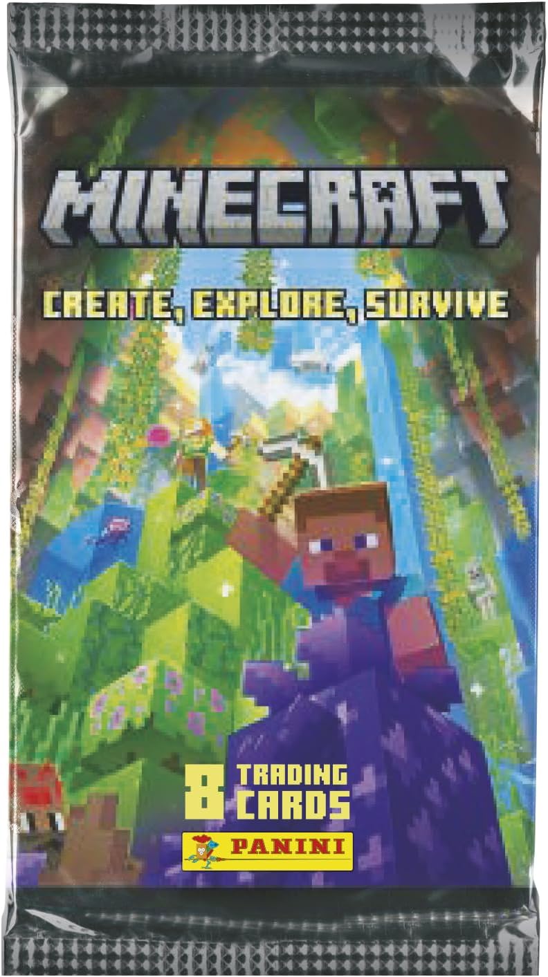 Minecraft Create Explore Survive Trading Card x18 Packs