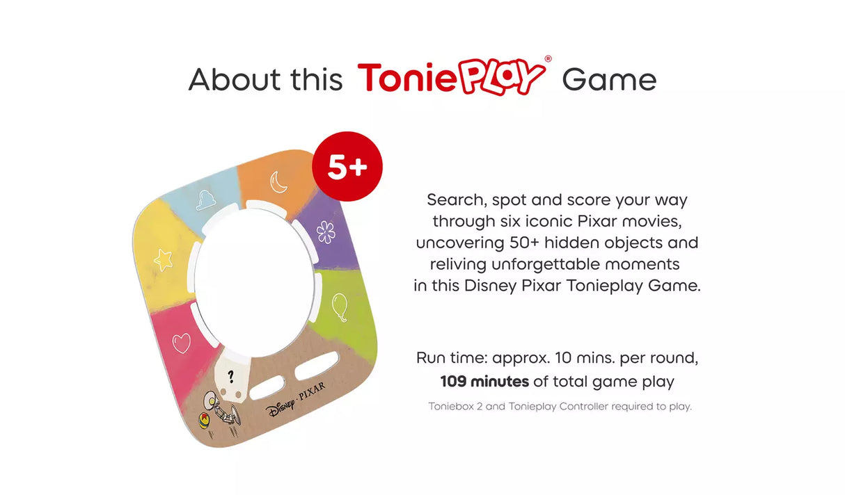 Tonies ToniePlay Game: Disney Pixar Scene Searchers